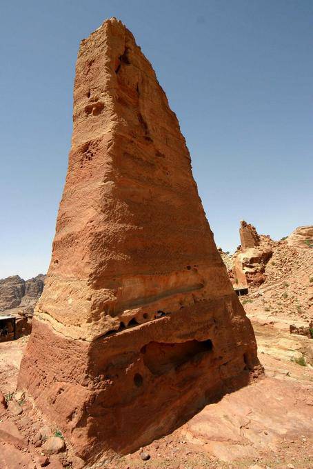 Nabatean obelisk, High-rise, Petra Zib Attuf - Jordan