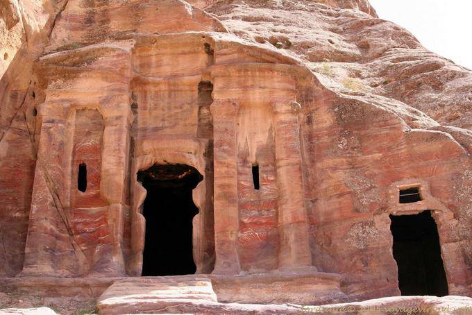 Tomb with a broken pediment, Wadi Al-Farasa, Petra - Jordan