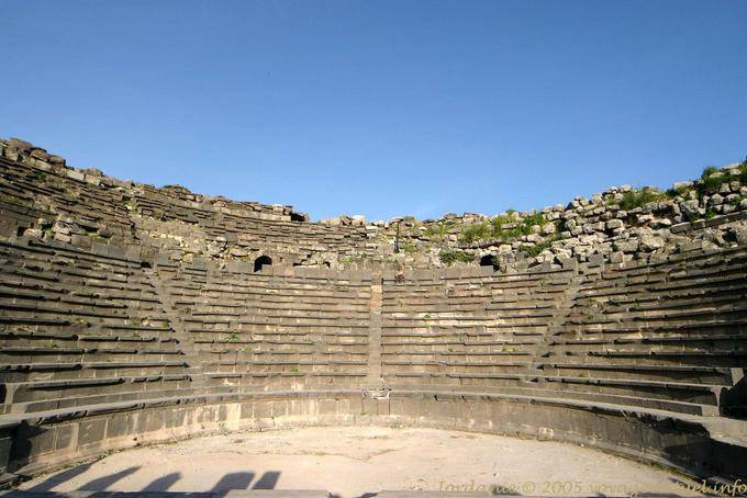 Theater west of the site of Umm Qais (Gadara) - Jordan