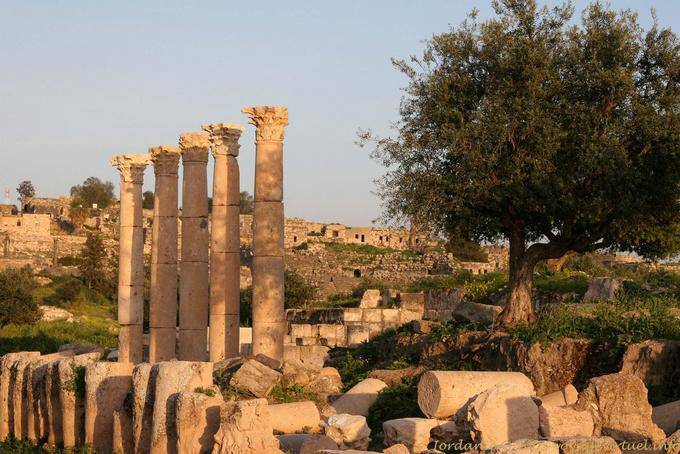 The Sanctuary on the east-west route, Gadara, Umm Qays - Jordan