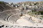 The Roman Theatre and the city, Amman, Jordan.