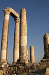 The great temple of Hercules was built between 162-166 AD, Amman, Jordan.