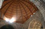 Inside the wooden dome of the Umayyad Palace, Amman Citadel, Amman, Jordan.