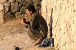 Smoking hookah, Aqaba, Jordan.