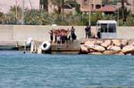 Training on the port of Aqaba, Jordan.