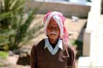 Portrait of the man wearing a keffiyeh, Aqaba, Jordan.