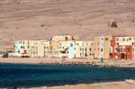 Construction on the shore of the Red Sea, Aqaba, Jordan.