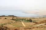 Landscape in the north of the Dead Sea, Jordan.