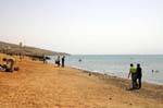 Public beach Amman, Dead Sea, Jordan.