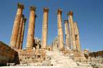 The Roman Temple of Artemis, Jerash, Jordan.