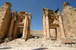 Propylaea Temple of Artemis, Jerash, Jordan.
