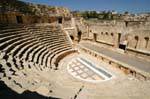 Bleachers and stage North Theater, Jerash, Jordan.
