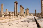 The Cardo at the Macellum, Jerash, Jordan.