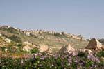 The city and fortress on a promontory Kerak, Jordan.