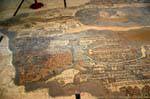 Mapping of the Holy Land and Jerusalem, Madaba map, Jordan.