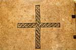 The mosaic of the Cross, western cella trichora Mount Nebo, Jordan.
