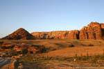 Evening light, around Petra, Jordan.