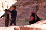 Bedouin childhood, Deir Petra, Jordan.