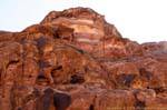 Disintegrating rocks at sunset, Petra Deir, Jordan.