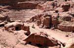 Ensemble Theatre (Roman) seen from the heights of Silk Urn, Petra, Jordan.