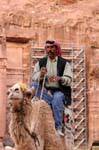 Portrait of a local camel-driver, Petra Khubta, Jordan.