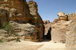 The beginning of the parade Siq, Petra, Jordan.