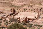 Above the Great Temple of Petra Lower City, Jordan.