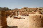 The atrium of the Byzantine Church, Petra Lower City, Jordan.
