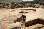 Altar of sacrifice, Haut-Lieu, Petra Zib Attuf, Jordan.