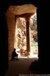 Triclinium inside the garden, Petra Zib Attuf, Jordan.