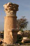 Ornamental column for supporting a statue, Gadara, Umm Qays, Jordan.