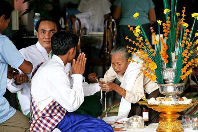 Wedding scene, Khong Island, Lao