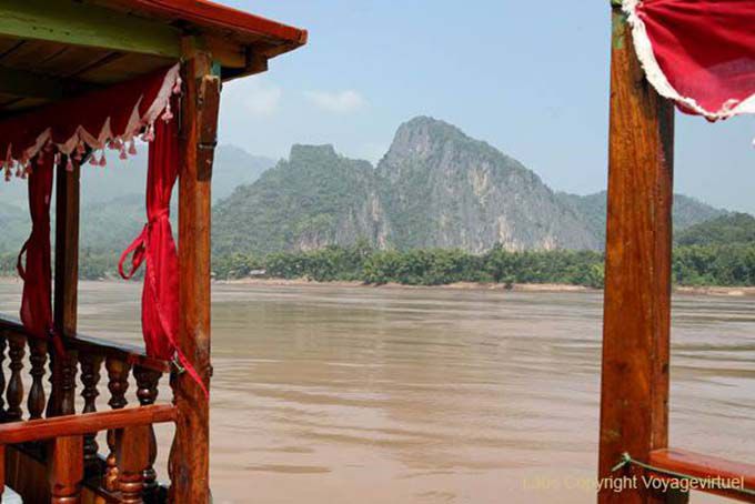 Mouth of the Nam-Ou, Luang Prabang, Lao