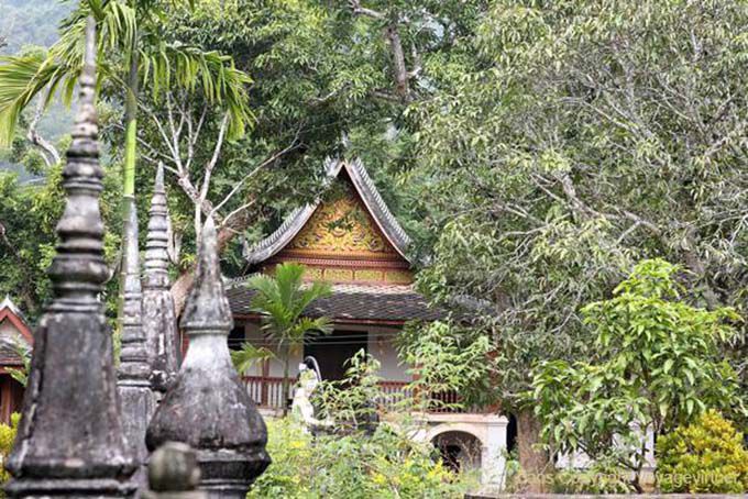 Wat Long Khun, west bank of the Mekong River, Luang Prabang, Lao
