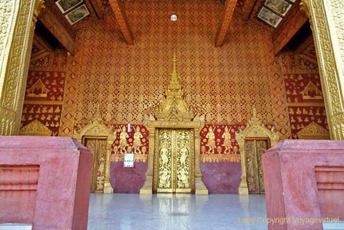 Temple built by King Kitsarath, Wat Sene Soukharam, Lao
