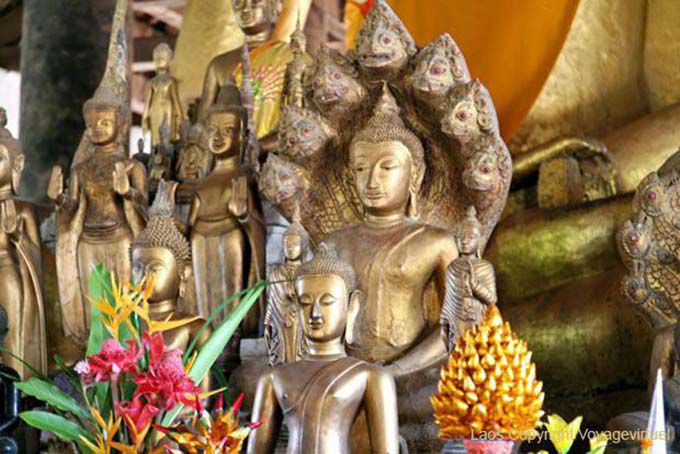 The naga Buddha, Wat Visoun, Luang Prabang, Lao