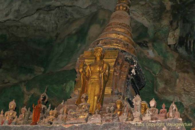 The lowest of the cavities, Tham Ting, Pak Ou, Lao