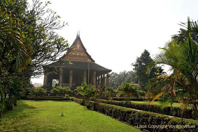Haw Phra Kaew, rear facade of the sanctuary, Vientiane, Lao