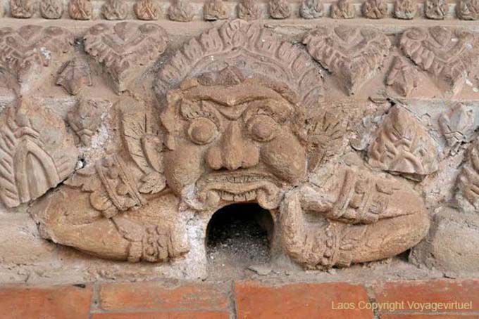 God of time, Haw Phra Kaew, Vientiane, Lao