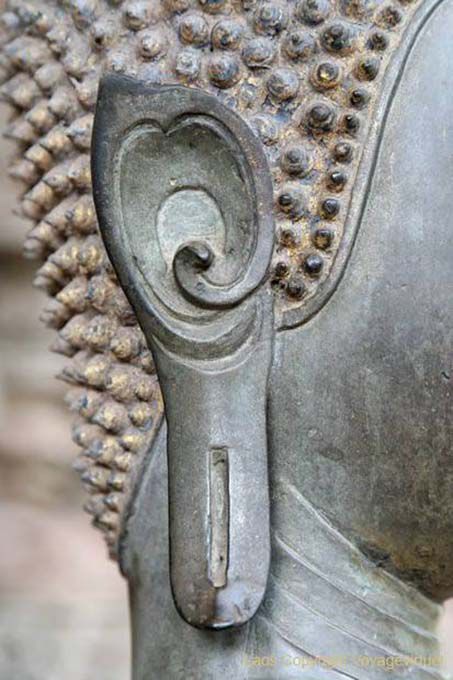 Ear of the Buddha, Wat Phra Keo, Vientiane, Lao