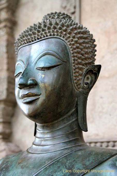 Meditation, Wat Ho Phra Kaew, Vientiane, Lao