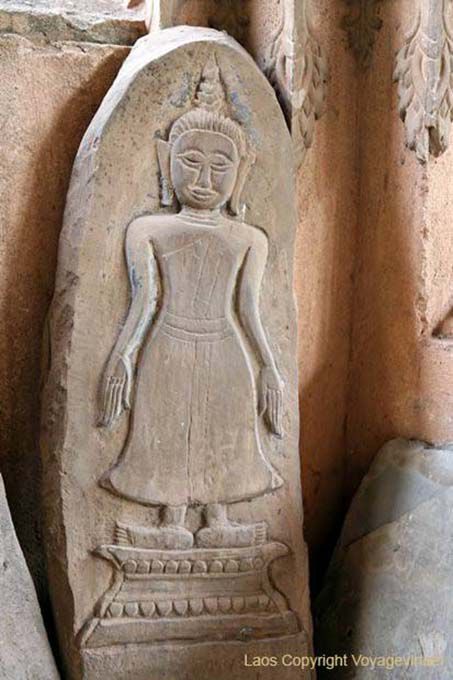 Mudra of benevolence and compassion, Haw Phra Kaew, Vientiane, Lao