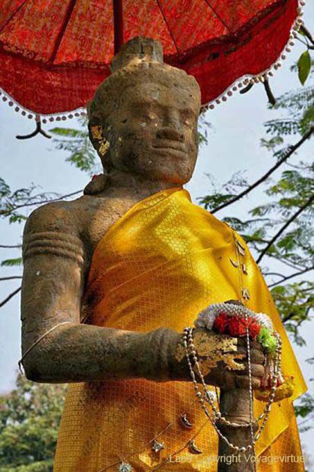 Dvarapala, Vat Phou, Lao