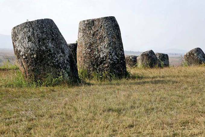 Shrine or cemetery, Plain of Jars Xieng Khouang, Lao