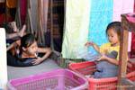 Children playing with not much Ban Xanhai, Lao.