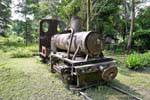Steam Locomotive colonial train Khone Island, Lao.