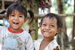 Khon Tai, children Smiles, Lao.