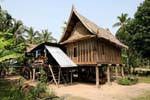 Traditional house Don Khon, Khone Island, Lao.