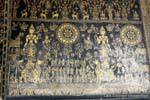 Mural in gold leaf, Wat Xieng Thong, Luang Prabang, Lao.