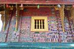 Glass mosaic of the library, Wat Xieng Thong, Lao.